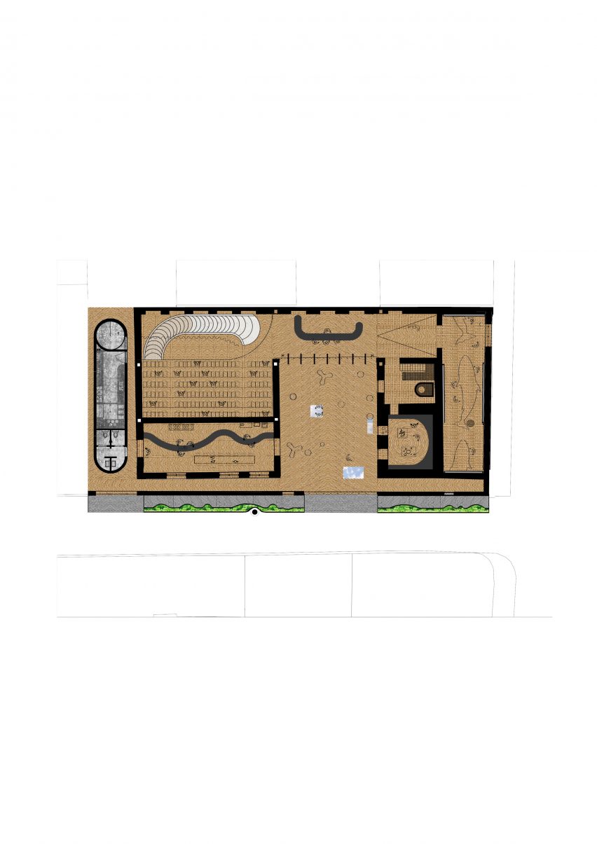 Ground floor plan of Argo Factory by ASA North