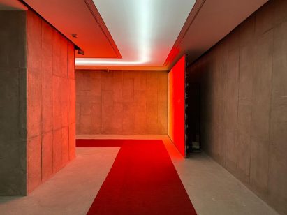 Basement art gallery of Argo Factory in Tehran
