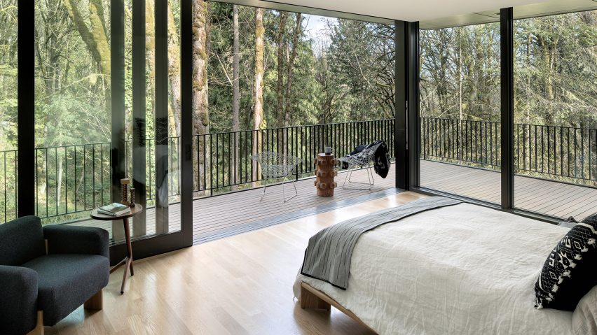 Balcony bedroom