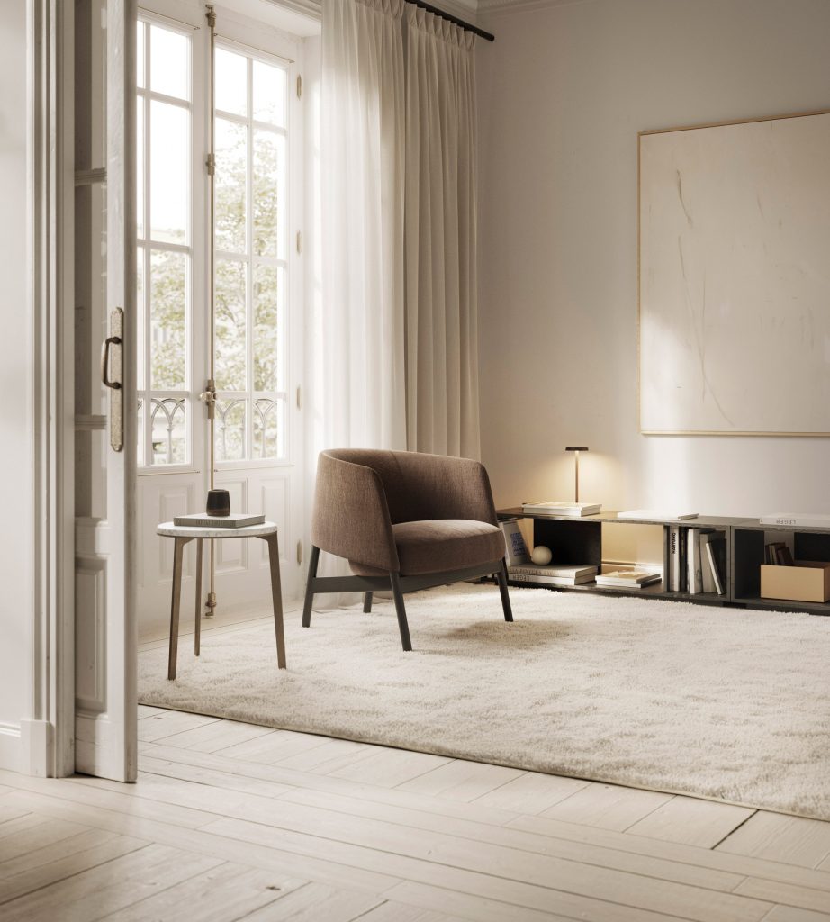 Image of the Collar chair pictured in an interior setting
