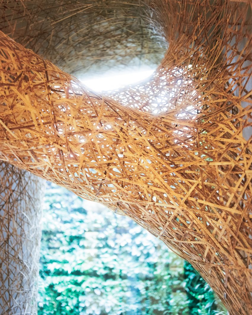 Casa Loewe is a fashion store in Barcelona that includes art pieces and furniture throughout