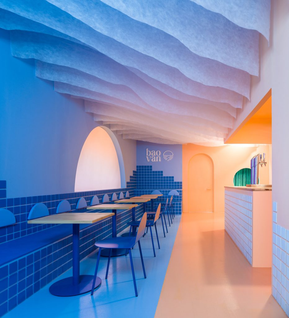 Baovan restaurant in Valencia by Clap Studio