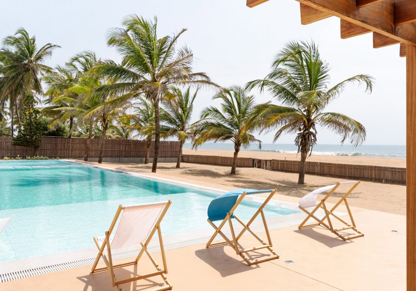Coral Pavilion is a beach house in Lagos that was designed by cmDesign Atelier