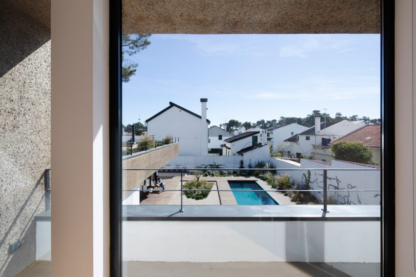 View out from Cork House by Inês Brandão Arquitectura