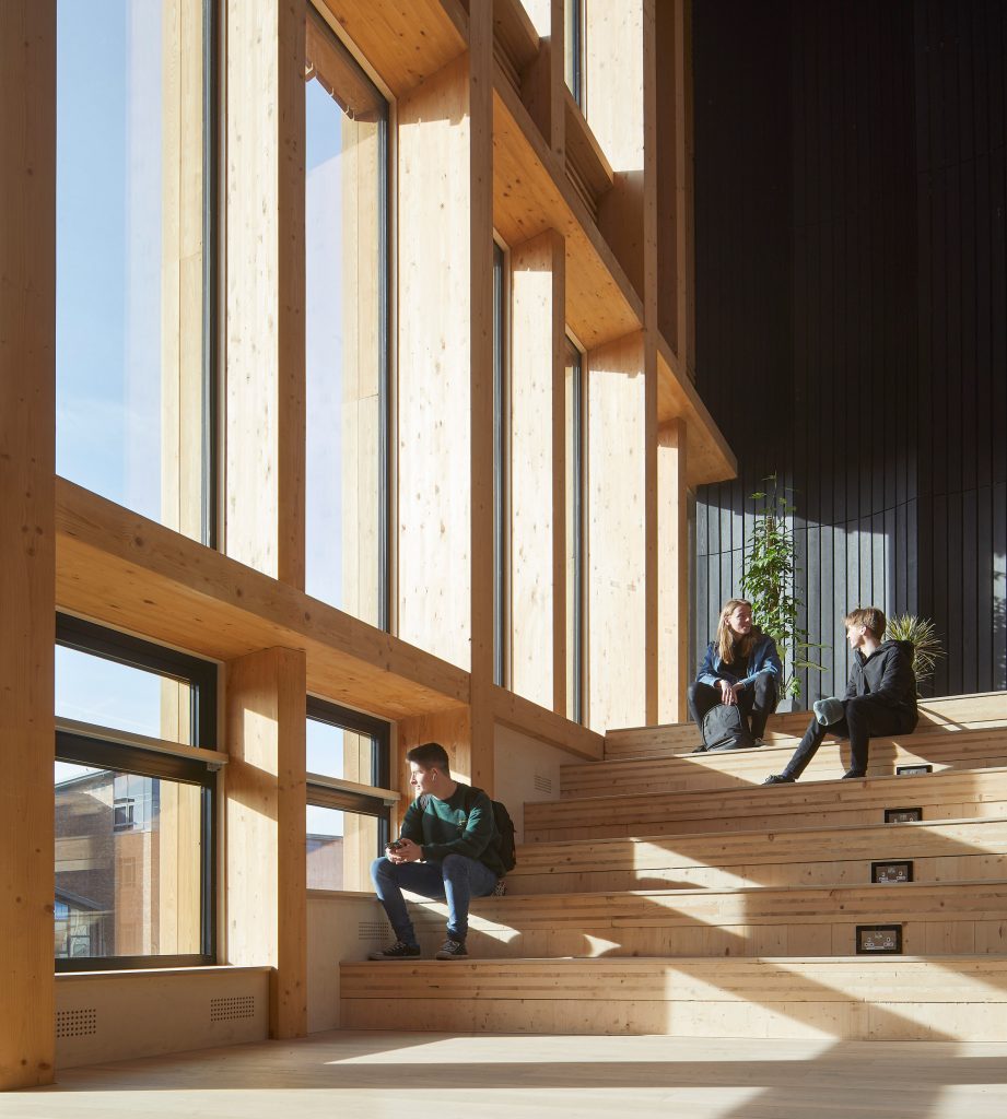 Interior of Creative Centre at York St John University by Tate+Co