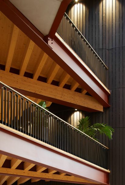 Timber and steel structure
