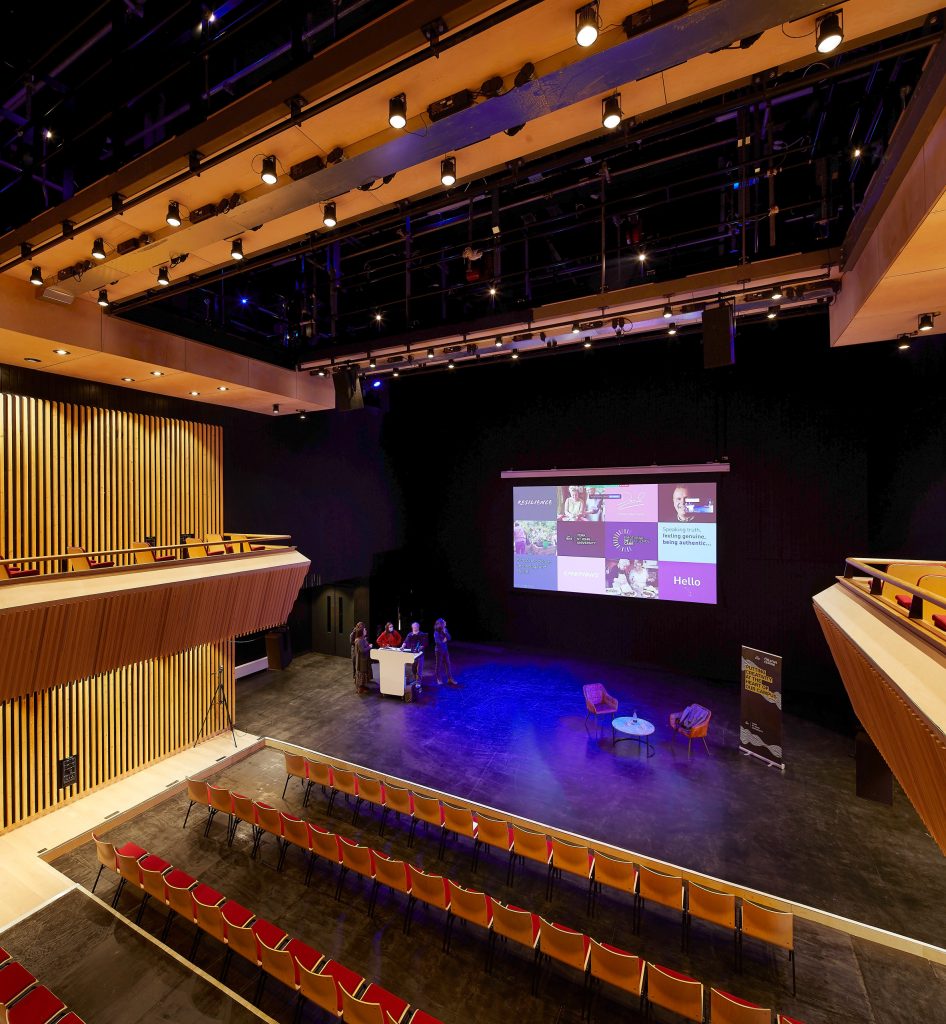 Interior of Creative Centre at York St John University by Tate+Co