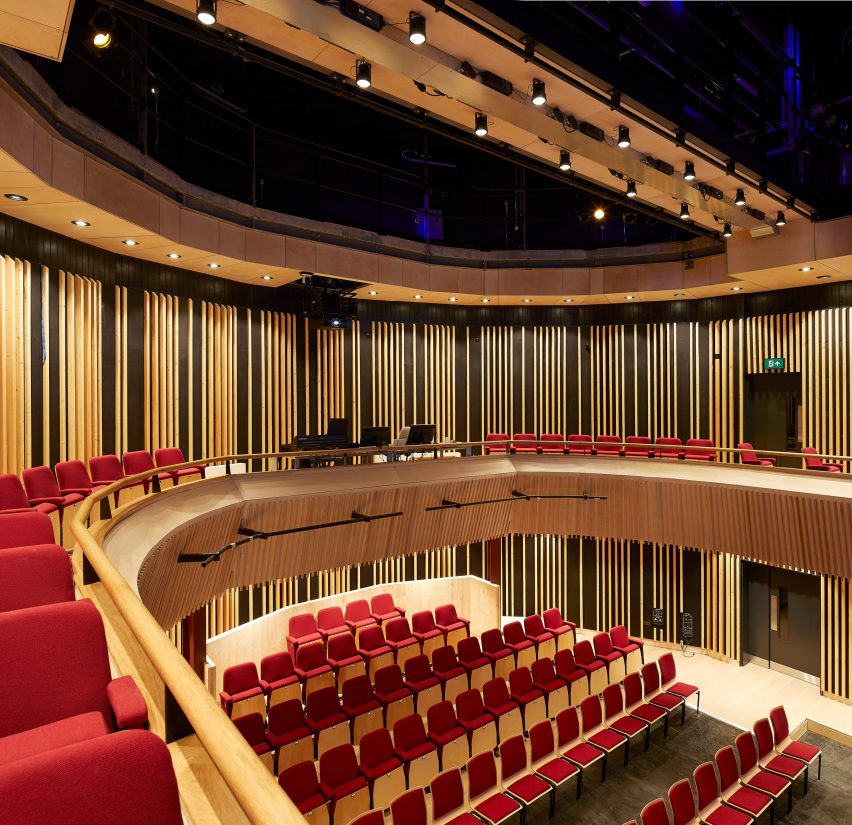 Interior of Creative Centre at York St John University by Tate+Co