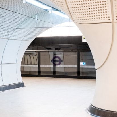 Farringdon on the Elizabeth Line