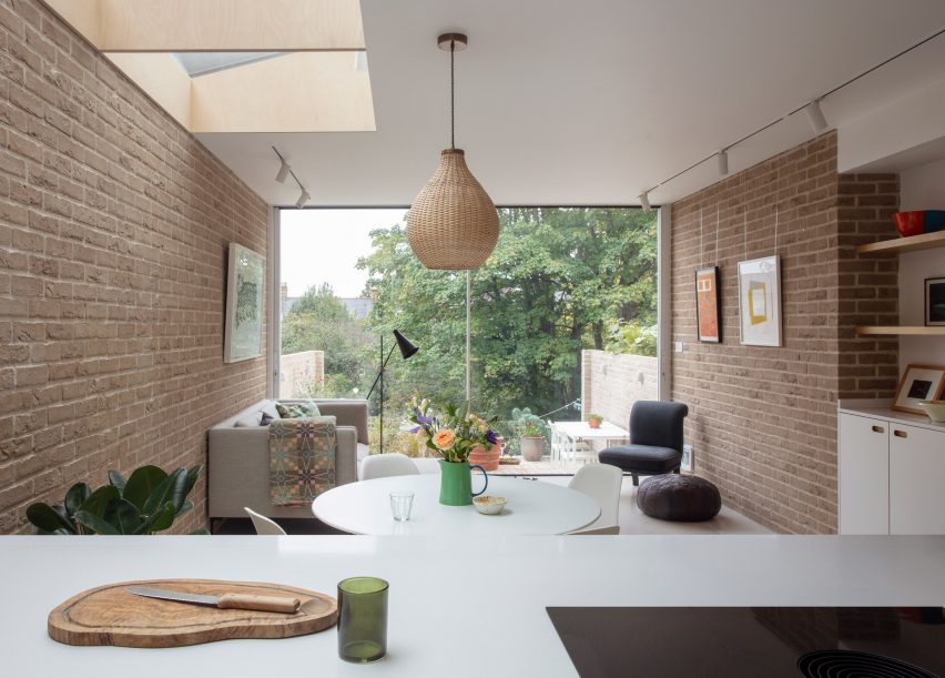 London Extension and Gallery is a residential extension in South London by Delve Architects