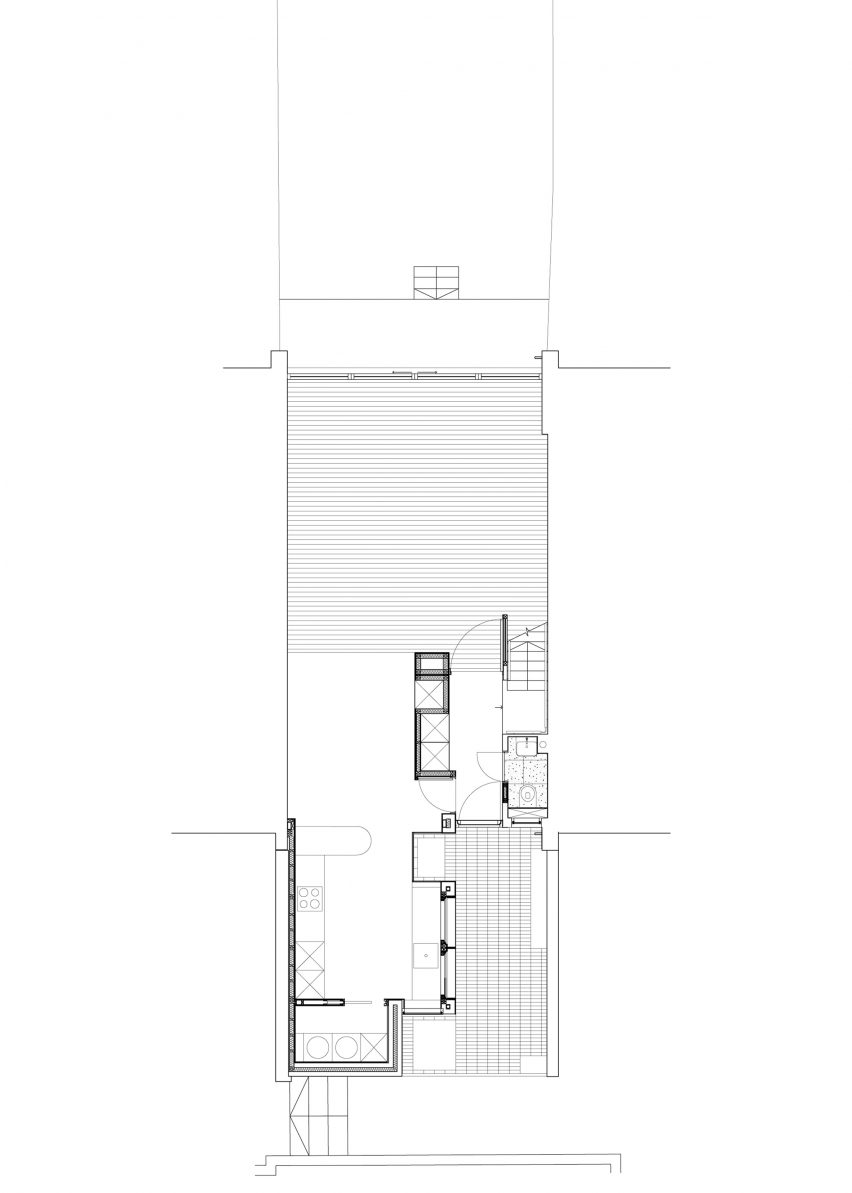 Ground floor plan of Little Brownings