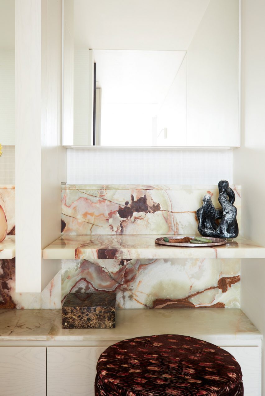 Bathroom interior of Dream Weaver penthouse designed by YSG