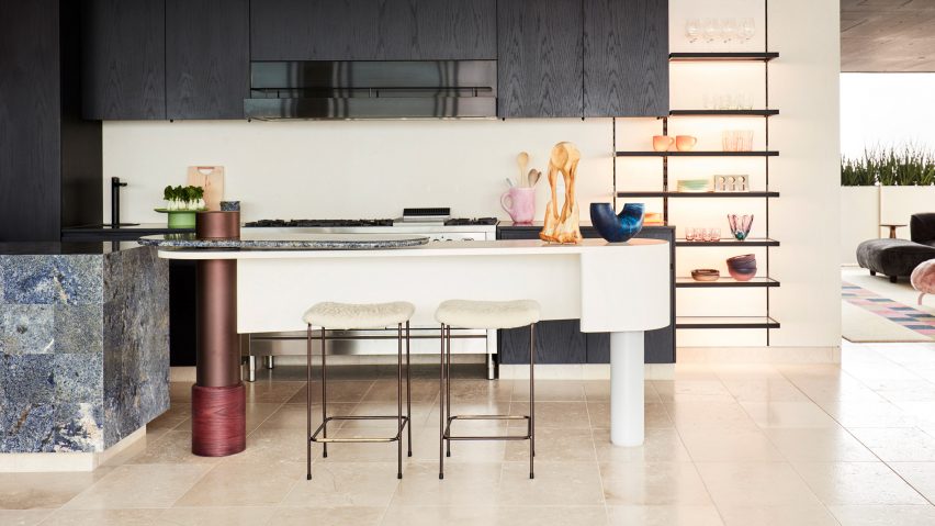 Kitchen interior of Dream Weaver penthouse designed by YSG