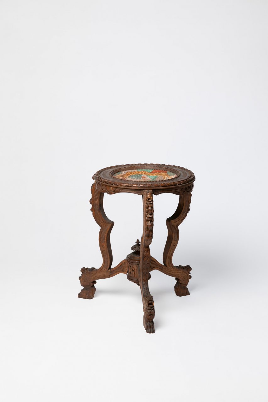 Inspiration for The Ornamental Basin side table by Thomas Ballouhey