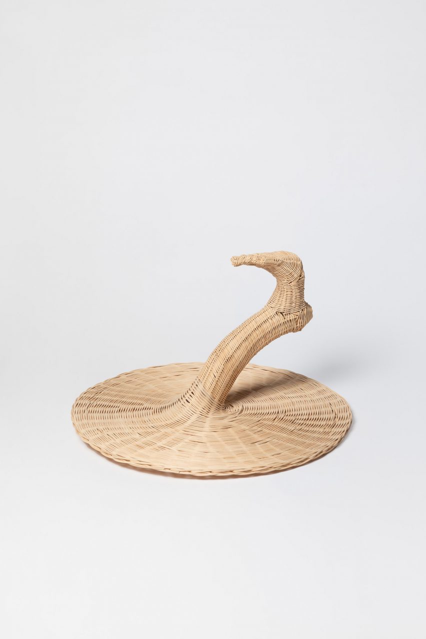 As far as my feet will carry me wicker objects by Omer Polak