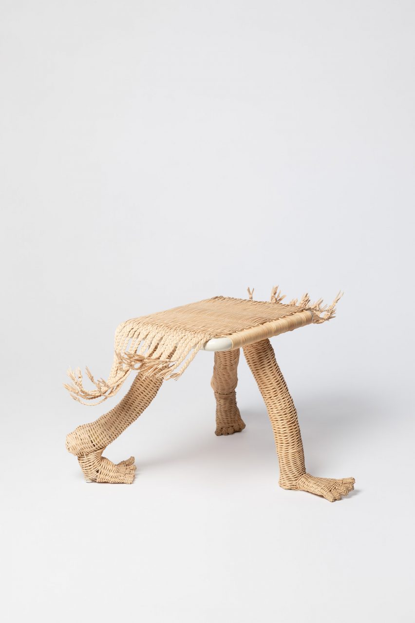 As far as my feet will carry me wicker objects by Omer Polak