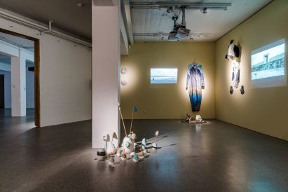 Brynhildur Pálsdóttir and Ólöf Erla Bjarnadóttir who made a series of ceramic eggs
