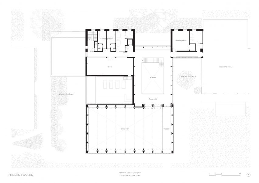 Homerton College Dining Hall plans