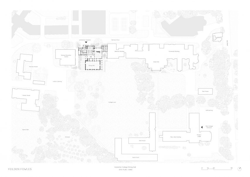 Homerton College Dining Hall plans
