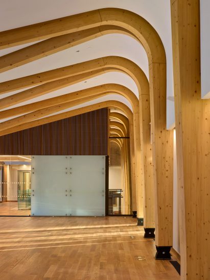 Interior of embassy by Fentress