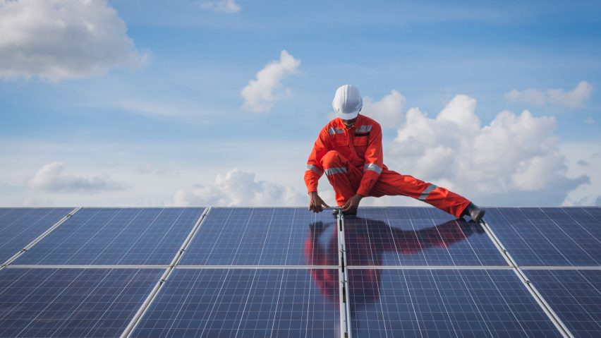 Solar panel installation