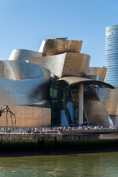 Exterior of the Guggenheim Bilbao