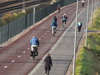 Cycle lanes in Helsinki