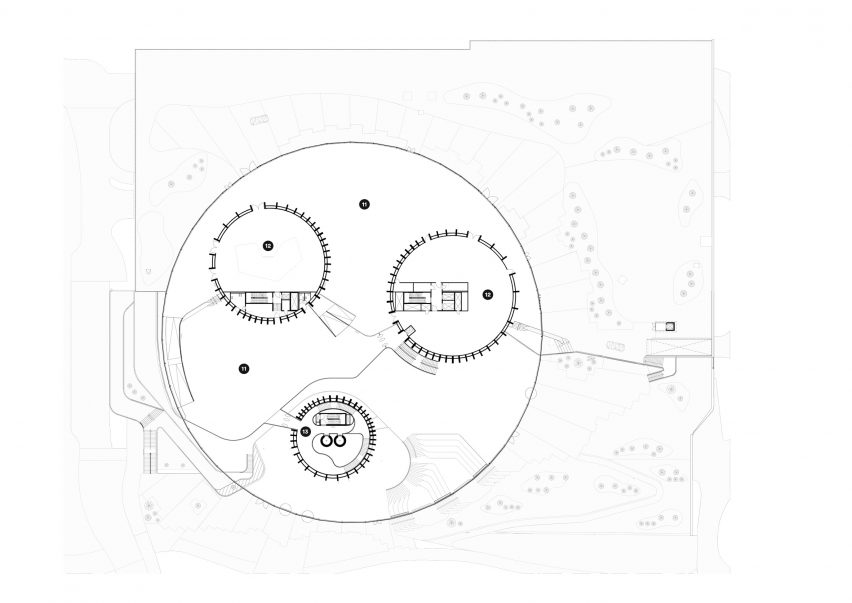 Ground floor plan of World of Volvo