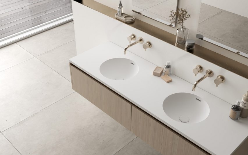 Pair of basins