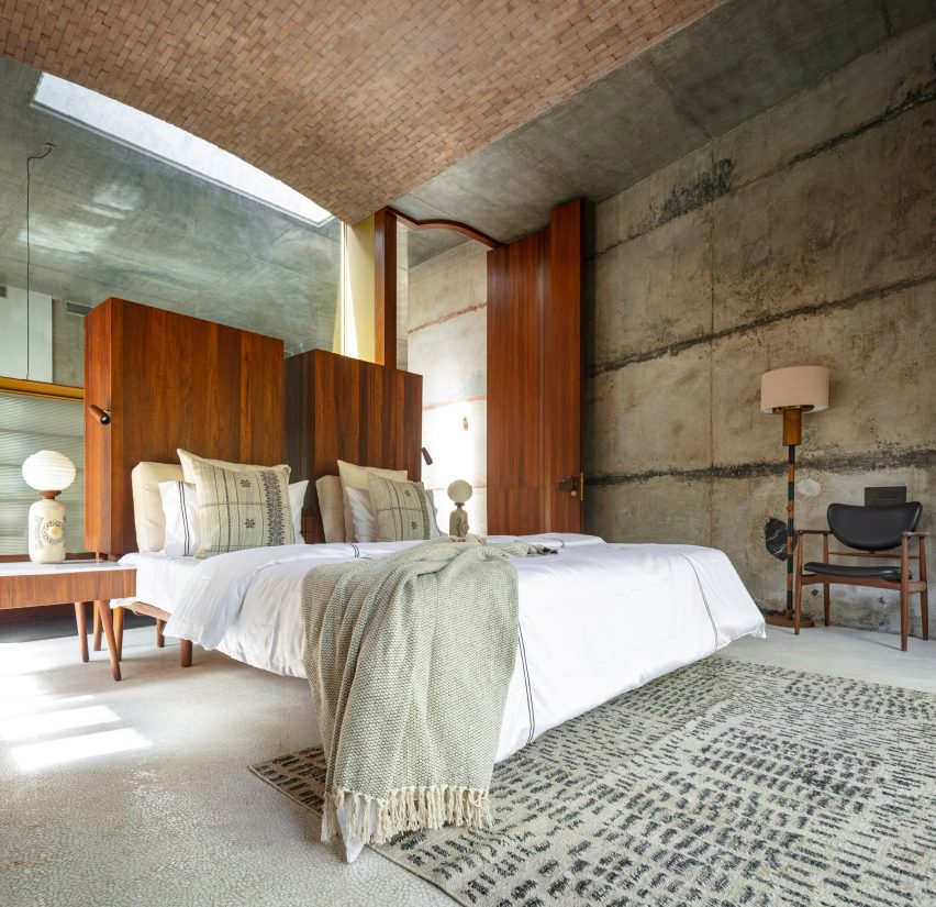Interior of House of Concrete Experiments by Samira Rathod Design Atelier