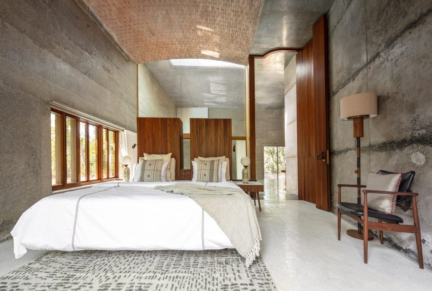 Interior of House of Concrete Experiments by Samira Rathod Design Atelier