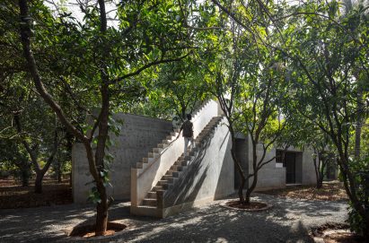 External staircase at House of Concrete Experiments