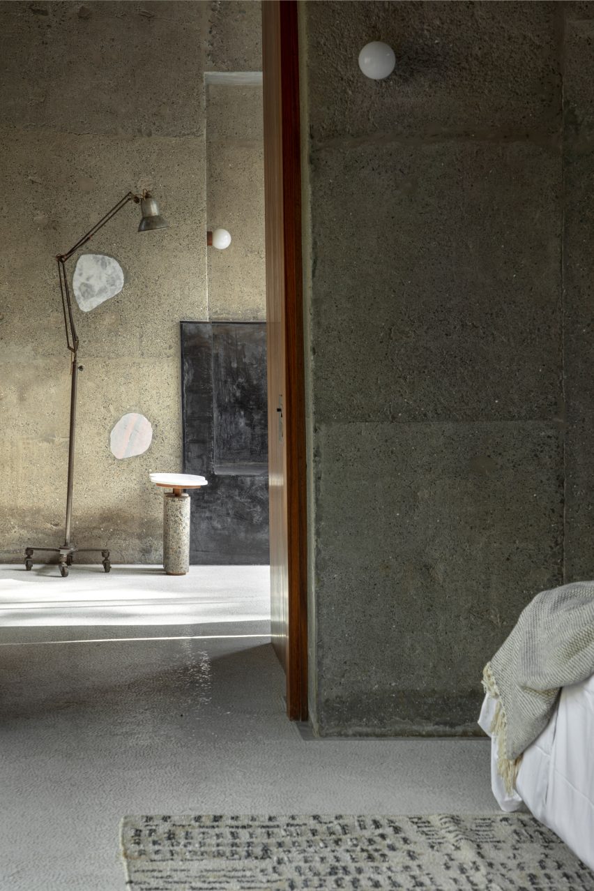 Interior of House of Concrete Experiments by Samira Rathod Design Atelier