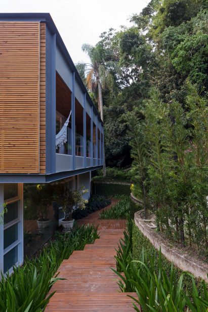 Wooden walkway