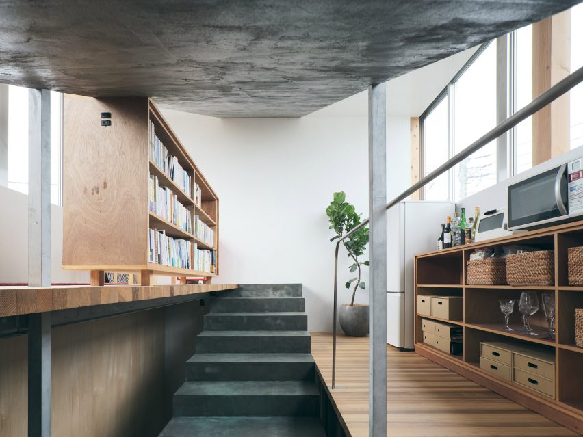 KAPPA House by Archipelago Architects Studio uses staircases as surfaces and partitions