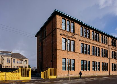 Exterior of Kinning Park Complex renovation by New Practice