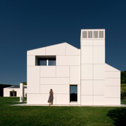 Lapitec is pictured across the exterior of a building