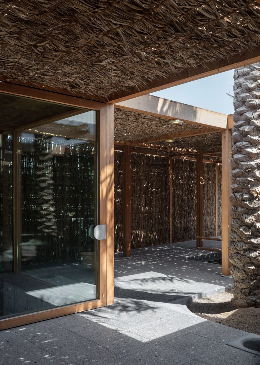 Al Naseej Textile Factory is a weaving facility in Bahrain that was designed by Leopold Banchini Architects