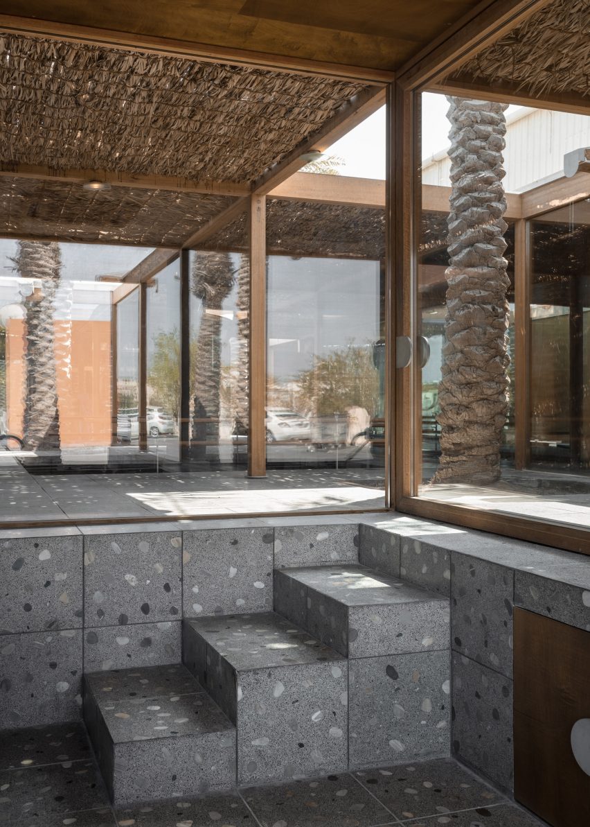 Al Naseej Textile Factory is a weaving facility in Bahrain that was designed by Leopold Banchini Architects
