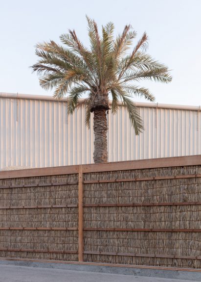 Facade of arish panels