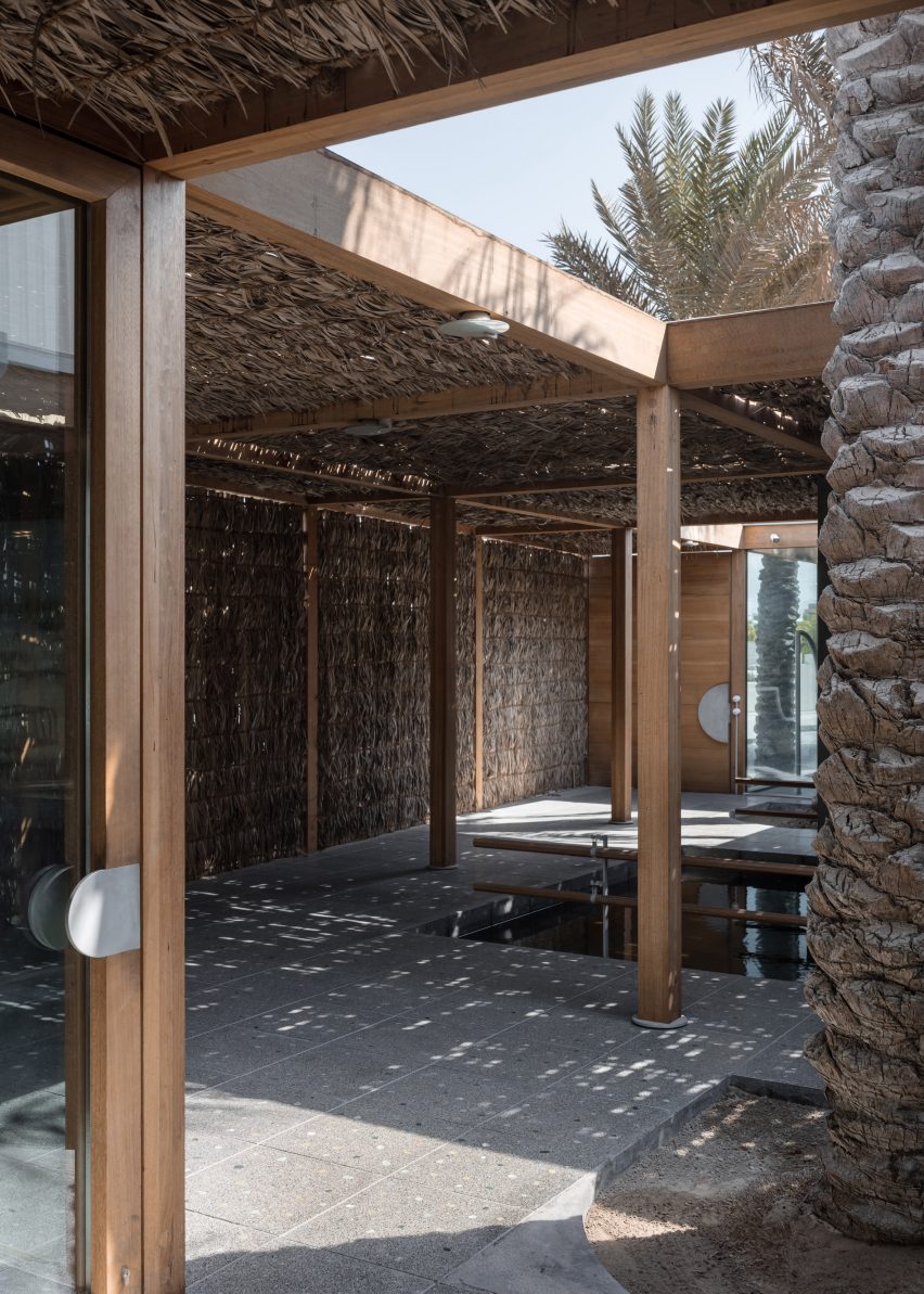 Al Naseej Textile Factory is a weaving facility in Bahrain that was designed by Leopold Banchini Architects
