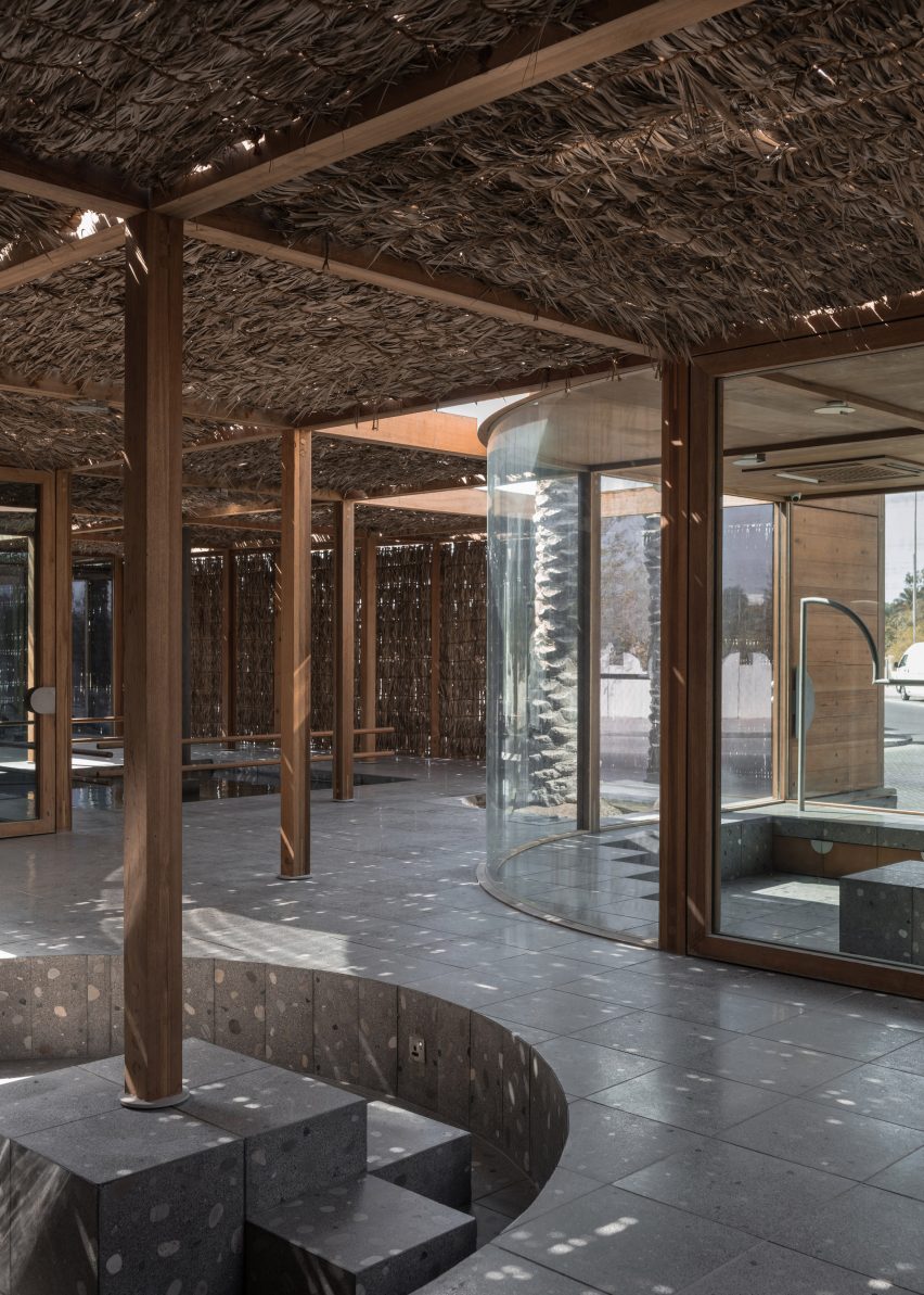 Al Naseej Textile Factory is a weaving facility in Bahrain that was designed by Leopold Banchini Architects