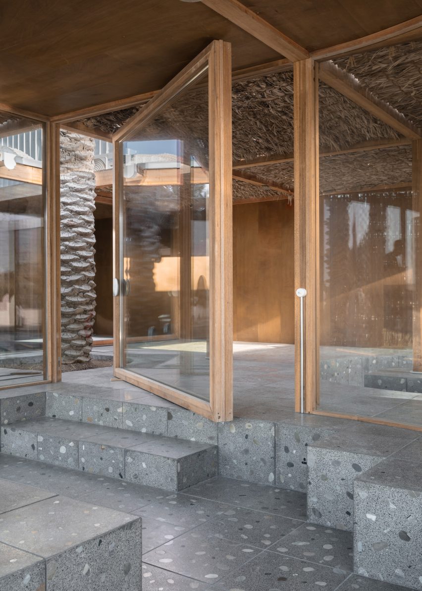 Al Naseej Textile Factory is a weaving facility in Bahrain that was designed by Leopold Banchini Architects