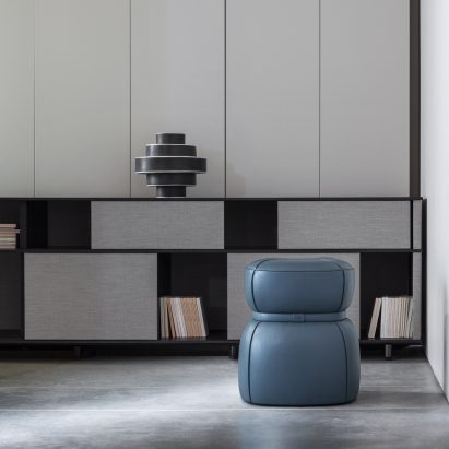 Lloyd Tex bookcase by Jean Marie Massaud for Poltrona Frau