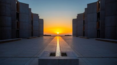 The Salk Institute at sunset