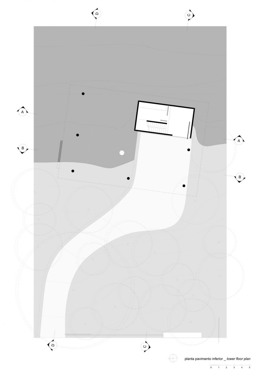 Lower floor plan