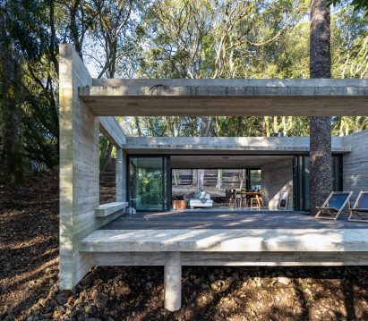 Concrete bench