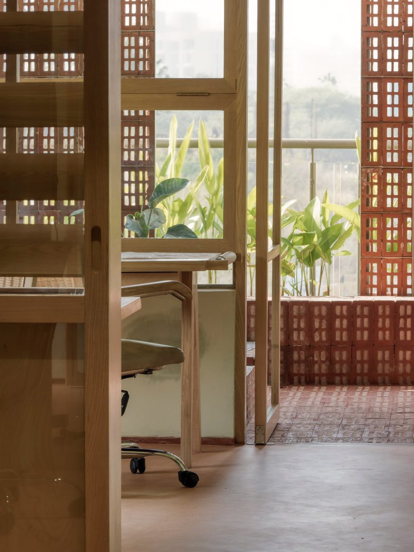 Interiors of Mind Manifestation's self-designed studio in Pune, India