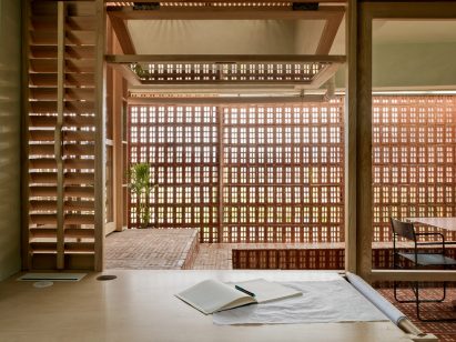 Interiors of Mind Manifestation's self-designed studio interiors in Pune, India