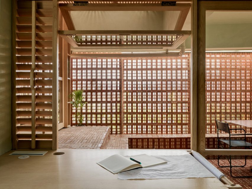 Interiors of Mind Manifestation's self-designed studio in Pune, India